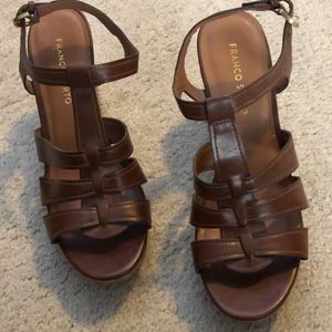 Women’s brown wedges